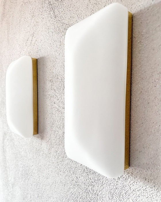 Image 1 of Paire d'appliques murales vintage