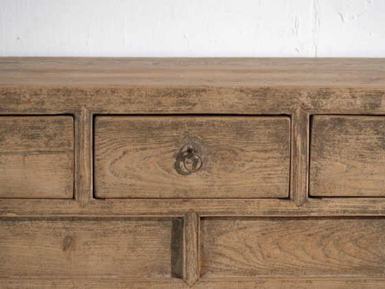 Console antique en sapin avec trois tiroirs – Chine, vers 1930 (photo 32 of 40)