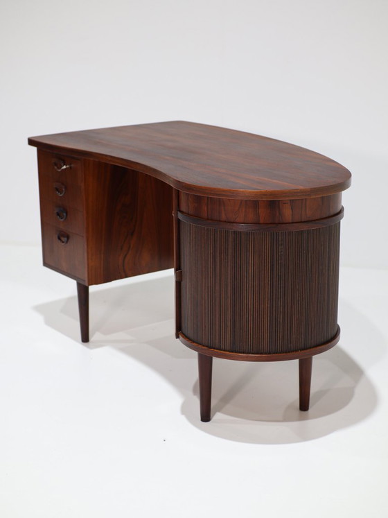 Kai Kristiansen Schreibtisch mit Bar Modell 54 Kidney Palisander – Wood (photo 6 of 19)