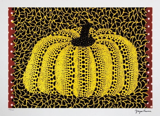 Nach Yayoi Kusama, Kürbis, Lithografie, 1990er Jahre