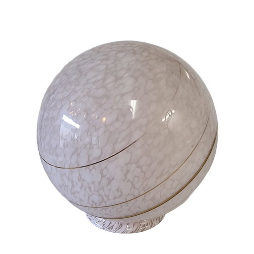 Large vintage pink clouds lampshade