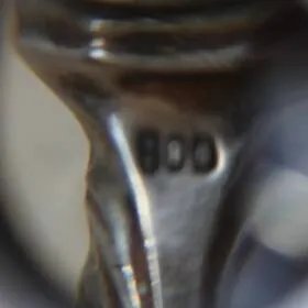 Set messen en vorken voor fruit., Besteksets, Zilver, Gold (foto 5 van 15)