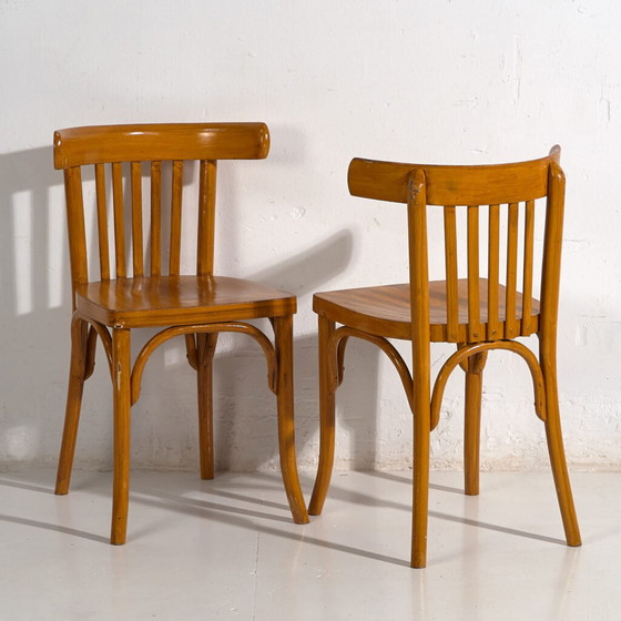 Set of antique Bistro chairs (c.1920). Set of 2 pieces #5 – Dining chairs (photo 4 of 40)