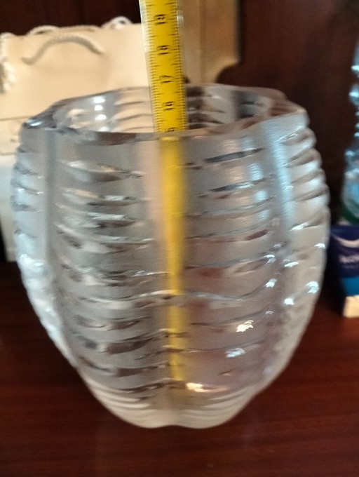 Vase en verre vintage