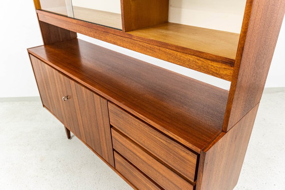 Image 1 of Vintage dressoir met vitrinekast van SFM, jaren 1970