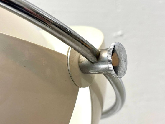 Image 1 of Suspension Multi Lite avec anneau chromé, conçue par Louis Weisdorf pour Lyfa, Danemark, années 1960