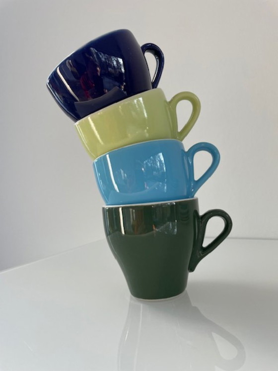 Image 1 of Set van 4 kleurrijke Dürkop Design kop en schotels