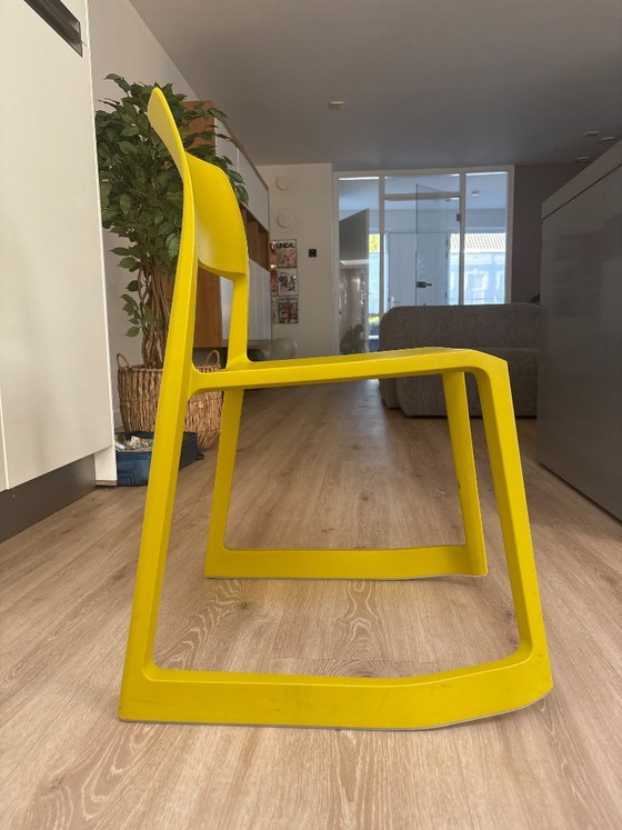 Image 1 of 4x Vitra TipTon Chair Color Yellow