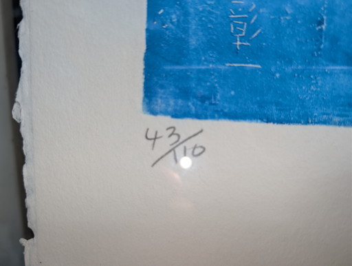 Beautiful Wood Print by Japanese Artist Shoichi Hasegawa. 43 of 110 Pieces, Signed – lithos zeefdrukken (photo 2 of 10)