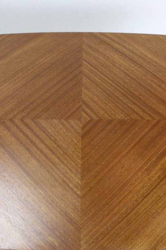 Image 1 of Skandinavischer schwedischer Couchtisch/Konsolentisch aus den 1970er Jahren – Walnuss