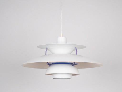 Lampe à suspension vintage danoise PH 5 proj. Poul Henningsen, Louis Poulsen, 1958