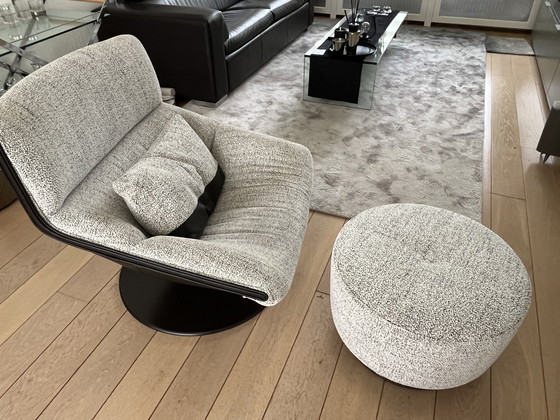 Image 1 of Artifort F510 + cojín y puf Minotti - retapizados