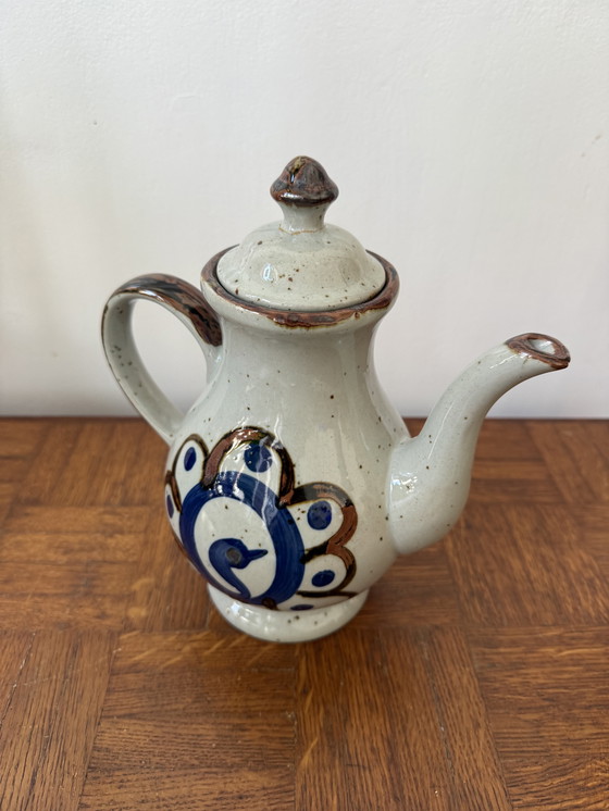 Image 1 of Vintage stoneware teapot
