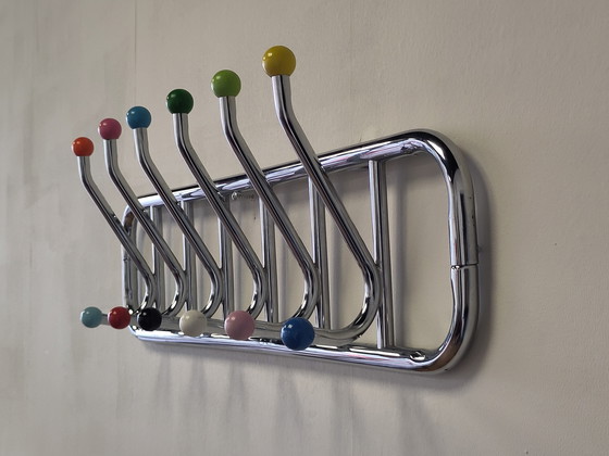 Image 1 of Vintage coat rack chrome atomic