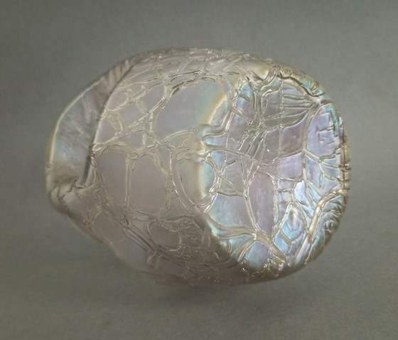 Image 1 of Pichet irisé « Crocodile » de Koloman Moser, style Jugendstil, pour Loetz, 1900