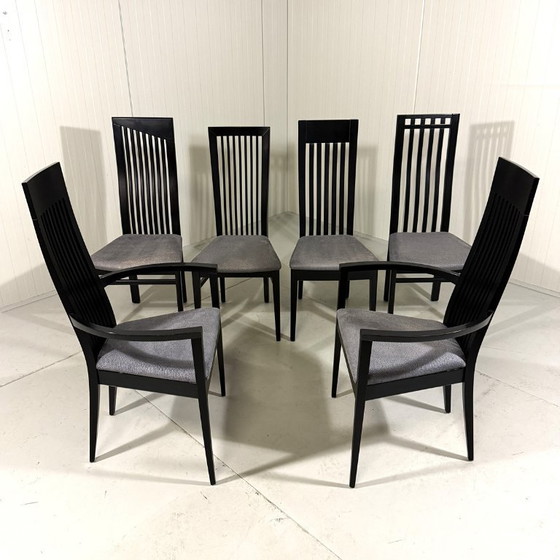 Image 1 of 6 sillas de comedor Tonon Italy de Wolf Schmidt Bandelow, década de 1980