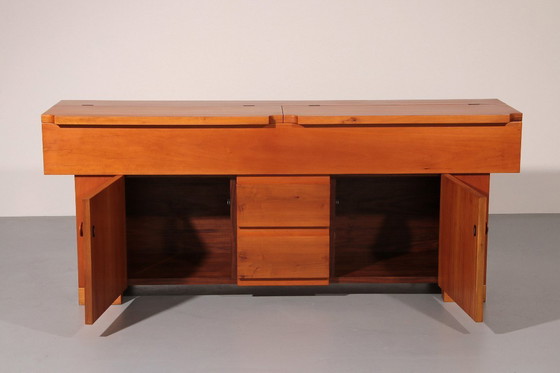 Image 1 of Torbecchia Sideboard in Walnut by Giovanni Michelucci for Poltronova, 1964