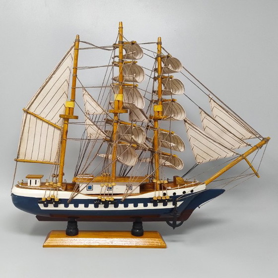 Erstaunliches Schiffsmodell aus den 1970er Jahren, „Circa Victoria 1828“. Hergestellt in England. (photo 6 of 9)
