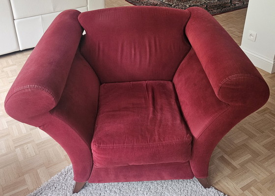 Image 1 of Jan Des Bouvrie armchairs for Arx/ Gelderland with certificate of authenticity