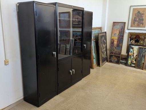 Meuble de bureau de Barro Malines/Malines, en métal, style milieu du XXe siècle, vers 1960