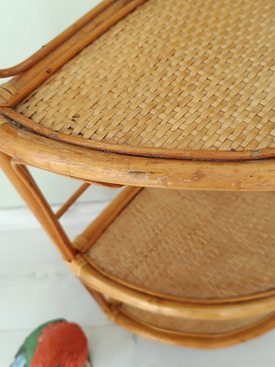 Image 1 of Mensola tripartita in rattan