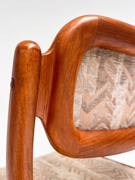Set of 6 Danish Design Chairs by Johannes Andersen for Uldum, 1960s – Dining chairs, Wood (photo 10 of 17)
