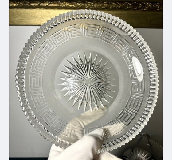 Image 1 of 4 Teller Baccarat 2/2 in antikem griechischem Schlüssel