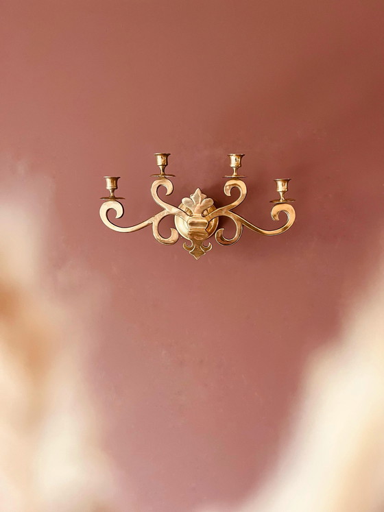 Image 1 of 💛Grande applique da parete in ottone dal design unico💛