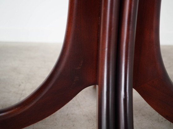 Image 1 of Round mahogany table, Danish design, 1970s, manufactured in Denmark