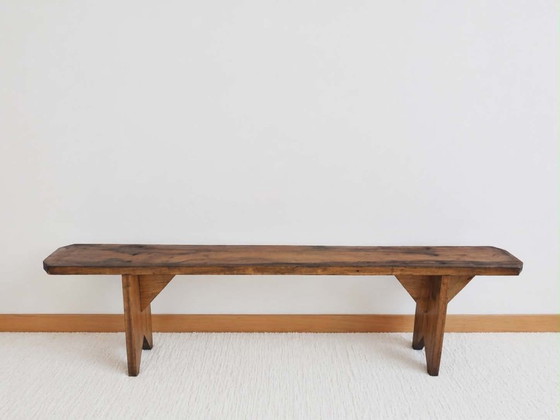 Image 1 of 2 rustikale Holzbänke für den Bauernhof