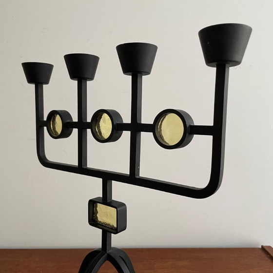 Image 1 of Candelero de diseño sueco, Erik Höglund & Gunnar Ander, años 60
