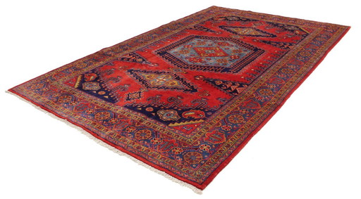 Original Perserteppich Wiss Rot 358 x 230 cm Top Zustand Klassik Alt