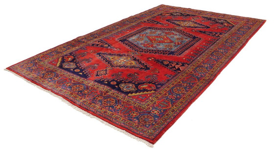 Image 1 of Original Perserteppich Wiss Rot 358 x 230 cm Top Zustand Klassik Alt