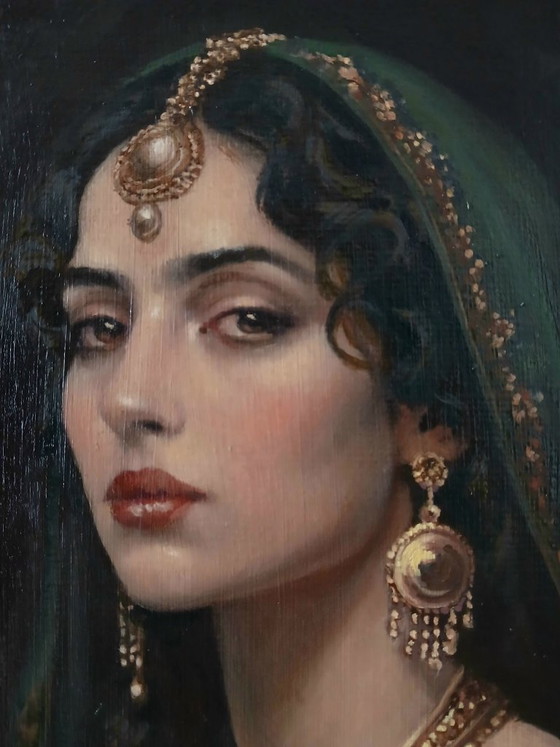 Image 1 of Vittorio Emanuele Serra oil painting – Harem