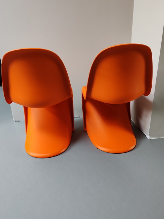 2x Vitra Verner Panton Junior Chair (Arancione) – Sedie e poltrone, Plastic (photo 2 of 7)