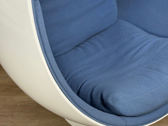 Eero Aarnio Originals Ball Chair – Blue | Eero Aarnio – Armchairs, Other, Textile, Vintage (photo 11 of 16)