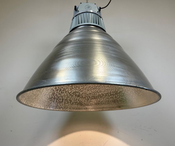 Image 1 of Large Industrial Aluminium Pendant Light from Elektrosvit, 1960s