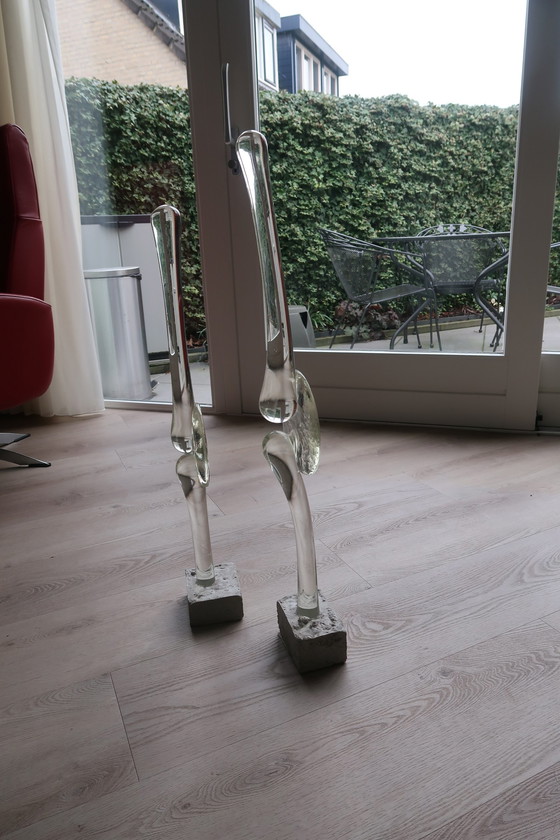 Image 1 of Beautiful Glass Sculptures Willem Heesen