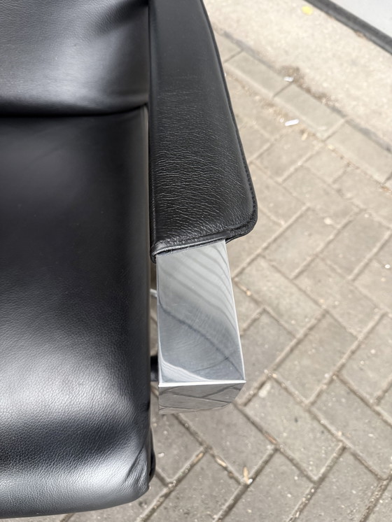 Image 1 of Jori Idaho Relax Armchair, Medium, Multi-Move, Black Leather, As Good As New