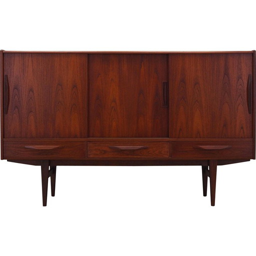 Buffet haut vintage en teck par Es Møbler, 1970