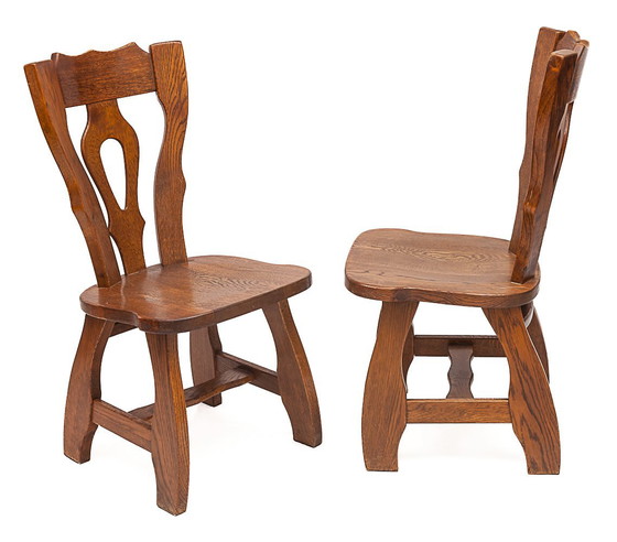 Image 1 of Set aus 6 Stühlen von Guillerme und Chambron