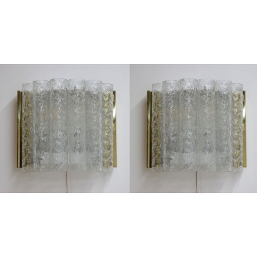 Par de lámparas de pared vintage de Doria, 1960
