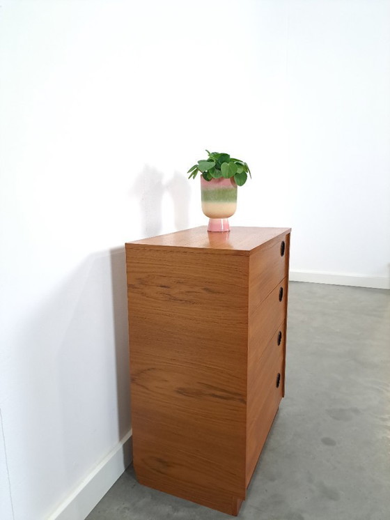 Image 1 of Scarpiera con maniglie rotonde nere, n. 2 vintage