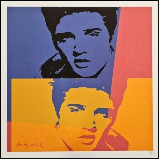D'après Andy Warhol, Elvis Presley, années 1980, lithographie