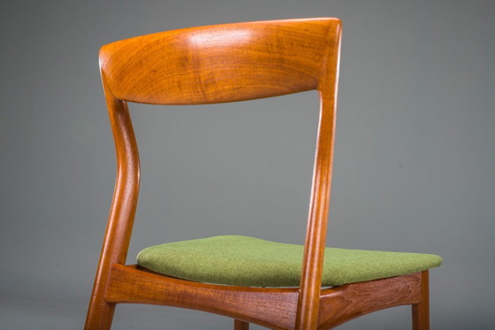 Image 1 of Set eetkamerstoelen van teak toegeschreven aan R. Borregaard voor Viborg, 1970