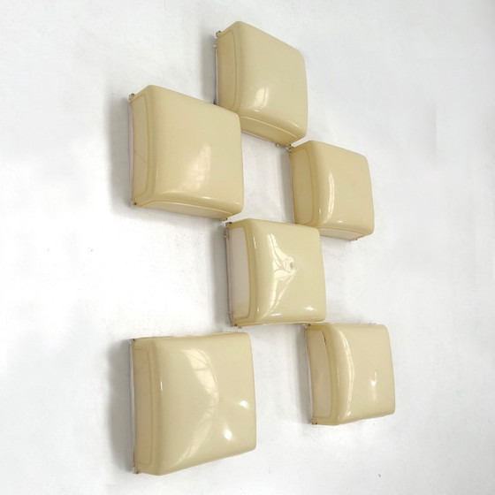 Image 1 of Juego de seis lámparas de pared Cnosso de Angelo Mangiarotti para Artemide, años 60