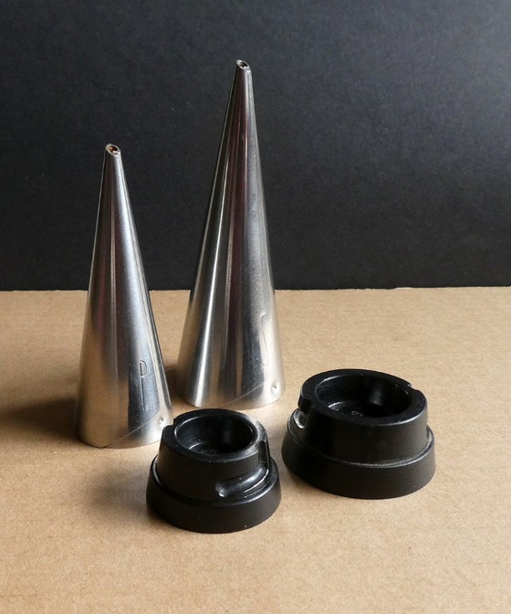 Image 1 of Iconic salt and pepper shaker set, Gense, Sweden, designed by Pierre Forssell