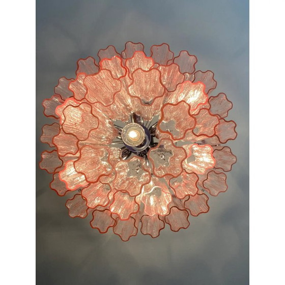 Image 1 of Lustre contemporain « Tronchi » en verre de Murano de style Venini