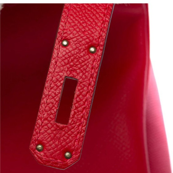 Image 1 of Borsa HERMES Birkin 35 in cuoio rosso - 103312