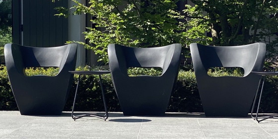6 fauteuils de jardin Moroso Little Albert, chaises – Chaises de jardin, Plastic (photo 3 of 7)
